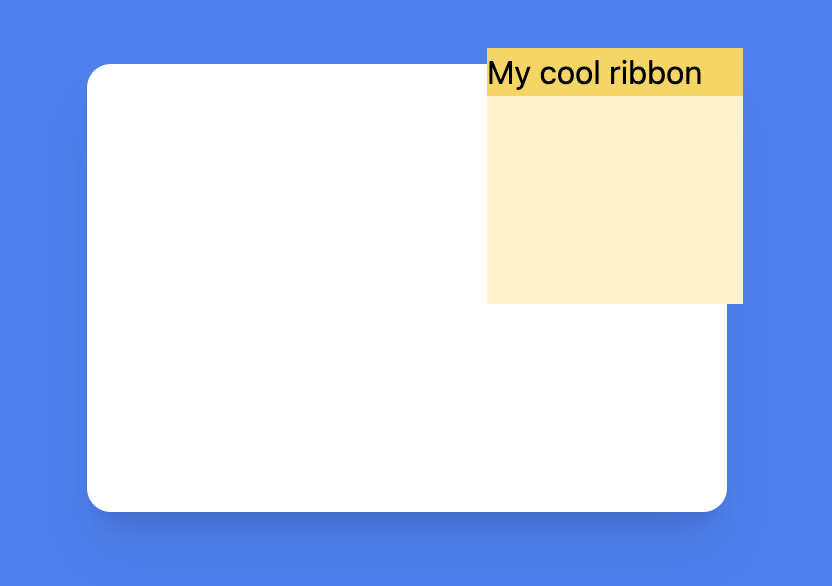 my cool ribbon